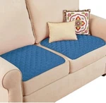 Collections Etc Quilted Waterproof Seat Protectors, Blue, 2-PIECE. Fixed Price $17.99.