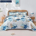 Pamnest Quilt Set Size, Coastal Ocean Nature 3 Pcs Soft King, Sea Turtle. Fixed Price $82.99.