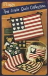 The Little Quilt Collections Flags Pattern Applique Pieced Vgt Patriotic. Fixed Price $8.99.