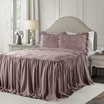 Ravello Pintuck Ruffle Skirt Bedspread Vintage Chic Farmhouse Style Lightweig.... Fixed Price $142.58.