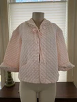 Gorgeous Vintage 60'S Barbizon Dainty Puff' Quilted Bed Jacket Size - Pink. Fixed Price $45.00.