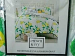 New $135 Crown & Ivy Kelsey Reversible Quilt - Full/queen Size. Fixed Price $34.99.