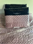 New Ralph Lauren King Wyatt Coverlet 2 Shams Diamond Quilted Blanket. Fixed Price $350.00.