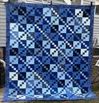 Batik Quilt Crossroads Queen 85 X101 Assorted Blues Made In Usa. Fixed Price $475.00.