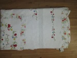 Mary Jane's Home White Cotton Queen Quilt Embroidered Multicolor Flowers Scallop. Fixed Price $60.89.