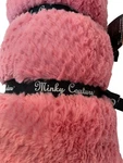 Nwt Minky Couture Pink Faux Fur Throw Blanket 50X60 Adult Size Plush Cozy. Fixed Price $150.00.