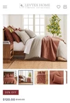 Levtex Home Cross Stitch Adobe Quilt Set 100% Cotton Full/queen. Fixed Price $100.00.