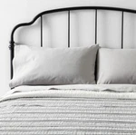 Full/queen Textured Stripe Quilt Railroad Gray - Hearth & Hand With Magnolia. Fixed Price $62.99.