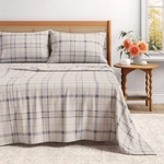 Turkish Cotton Flannel Sheet Set - Plaid & Stripe Collection. Fixed Price $99.99.