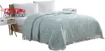 Beatrice Home Fashions Medallion Chenille Bedspread, Queen, Blue. Fixed Price $80.88.