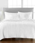 Martha Stewart Collection Textured Stripe Quilt, Twin $220. Fixed Price $49.99.
