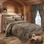 12 Pc Natural King Set!!! Comforter Sheets Curtains Western Camouflage. Fixed Price $132.99.