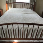 Vintage Cream Fieldcrest Bedspread Bubble Chenille Fringe King Size 96X112. Fixed Price $59.99.