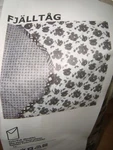 Ikea Fjalltag Bedspread Cotton Reversible Tan Black Twin Full Double. Fixed Price $69.50.