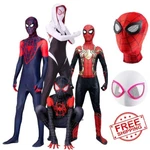 Spider-man Costume Miles Gwen Halloween Jumpsuit Kids & Adult Cosplay Bodysuit. Fixed Price $26.99.