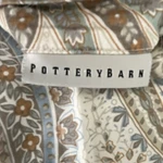 Pottery Barn Blythe King Duvet Cover Set Paisley Floral Cotton + 2 Shams. Fixed Price $95.00.