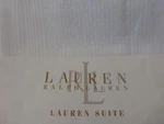 Ralph Lauren Suite Stripe White Full / Queen Matelasse Bedspread $355NIP. Fixed Price $211.65.