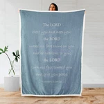 Prayer Blanket - Ultra Soft Warm Double Layer Scripture Bedspread 50"X65" B.... Fixed Price $70.17.