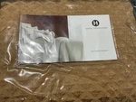 Hotel Collection Queen Quilt Coverlet Luxe Border Gold, Bedspread F/q Euc.. Fixed Price $97.00.