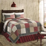 Victory Americana King 3 Pc Set Cotton Patchwork-quilt+two Shams-easy Care. Fixed Price $135.96.