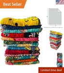 Mix Lot Of Indian Tribal Kantha Quilts Vintage Cotton Bed Cover Throw Old Sar.... Fixed Price $37.14.