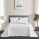 Hz & Hy Oversized King Bedspread Ultrasonic Coverlet Set Lightweight Damask Patt. Fixed Price $82.47.
