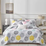 Uozzi Bedding 3 Piece Reversible Quilt Set King Size 102X90 Soft Microfiber L.... Fixed Price $55.43.