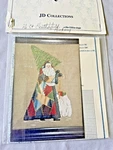 Jd Collections Cross Stitch Chart Crazy Quilt Santa Patchwork Folk Cottage. Fixed Price $10.95.