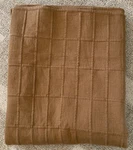 Restoration Hardware Coverlet Linen Grid 10153594 Bronze King/cal Blanket. Fixed Price $399.99.