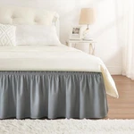 Rimela Bed Skirt Wrap Around Elastic Dust Ruffles Solid Color Wrinkle And Fade. Fixed Price $19.69.