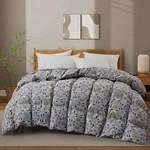 Noise Free Boho Paisley Flower Print Down Comforter, King Queen Bed Blanket. Fixed Price $93.99.