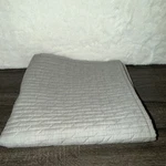 Hotel Collection Bedford Geo Quilted Euro Sham Gray. Fixed Price $45.00.