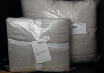 Pottery Barn European Flax Linen Waffle Quilt, King/cal.king & 2 Shams New. Fixed Price $375.95.