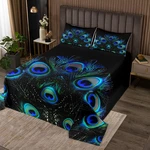 Peacock Feather Coverlet Set Animal Bedspread For Boys Girls Youth,wildlife. Fixed Price $96.99.