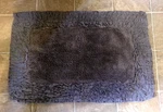 Better Trends Plush Charcoal Gray Accent Rug W/layered Ruffle BORDER-30.5" X 19". Fixed Price $22.99.