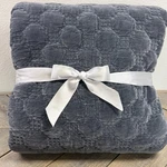 Pottery Barn Velvet Lattice Handcrafted Quilt, Full/queen Cobalt Blue. Fixed Price $206.10.