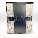 Donna Karan Home Queen / Full Quilt Hand-stitched Velvet New Gray Taupe. Fixed Price $174.99.