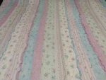 Quilted Cozy Line Home Fashions Rose Floral Cotton Reversible Bedspread King. Fixed Price $40.00.