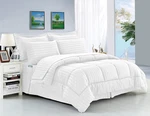Elegant Comfort Wrinkle Resistant Silky Soft Dobby Stripe Bed-in-a-bag 8-PIECE. Fixed Price $88.84.