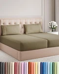 Split King Size 5 Piece Set Comfy Breathable & Cooling Hotel Luxury. Fixed Price $64.99.