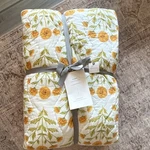 Anthropologie Iluka King Floral Quilted Cotton 104X96. Fixed Price $190.00.