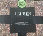 New Ralph Lauren Hallie Refined Paisley Queen Duvet And 2 Shams Msrp $300. Fixed Price $144.00.