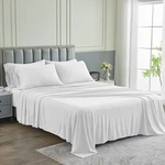 Pure Bedding Queen Set 6-PIECE, Heather White Hotel Luxury. Fixed Price $40.68.