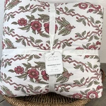 Pottery Barn Roller Rabbit Trellis Floral Quilt, Full/queen Warm Pink Reversible. Fixed Price $249.00.