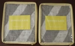 Dransfield & Ross Zebra Euro Pillow Sham Set Of 2 Natural New Ships Free. Fixed Price $36.00.