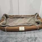 Cover Only Orvis Large Dog Bed Comfortfill-eco Wraparound W/fleece 42" X 33". Fixed Price $65.99.