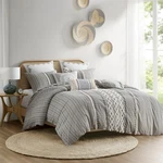 Ink+ivy Imani Cotton Printed Duvet Cover Set With Chenille. Fixed Price $453.71.