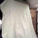 Sonoma Goods For Life Quilted Coverlet Queen Sage Green Floral Medallion Scallop. Fixed Price $40.00.