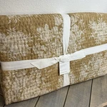 Pottery Barn Juliette Toile Pick-stitch Full/queen Quilt Reversible Harvest. Fixed Price $199.00.