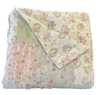 2 Twin + 1 Sham Simply Shabby Chic Patchwork Quilt Ditsy Rose Ruffle. Fixed Price $249.00.